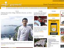 Tablet Screenshot of email-gourmand.com